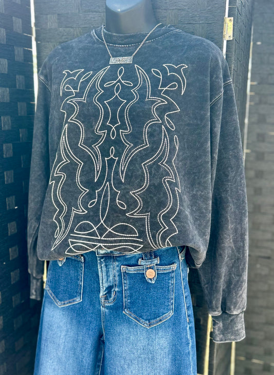 Boot Stitch Mineral Sweatshirt