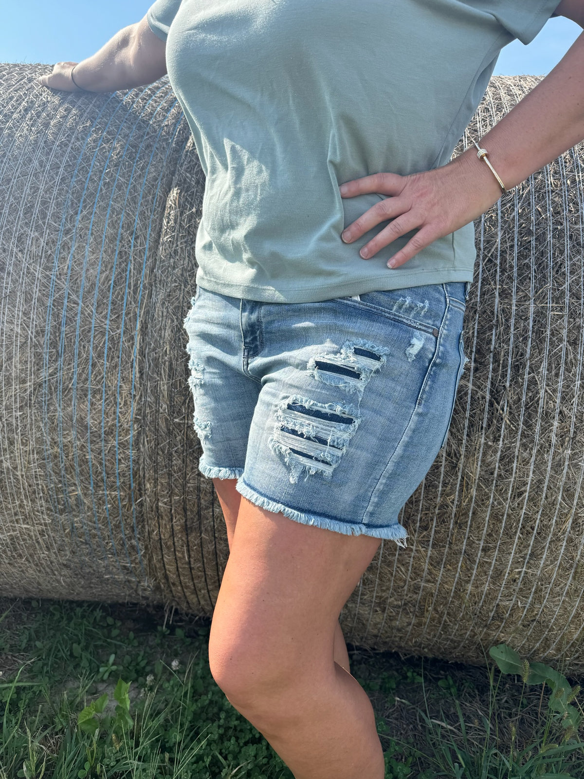Chloe JB Mid Rise Shorts 
