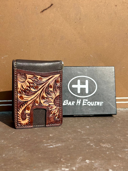 Monte Leather Money Clip