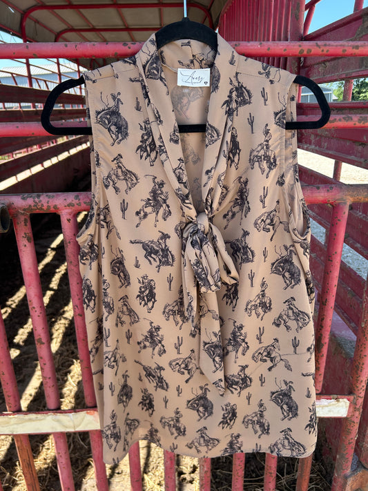 Buckin horse tank