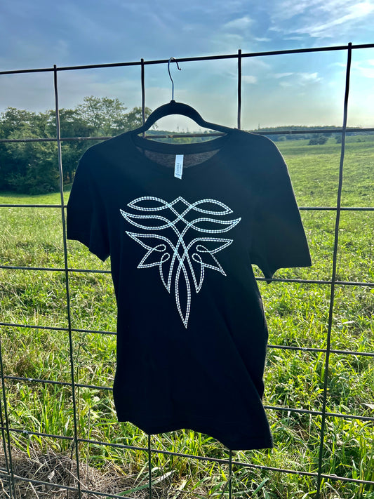 WESTERN BOOT STITCH TEE