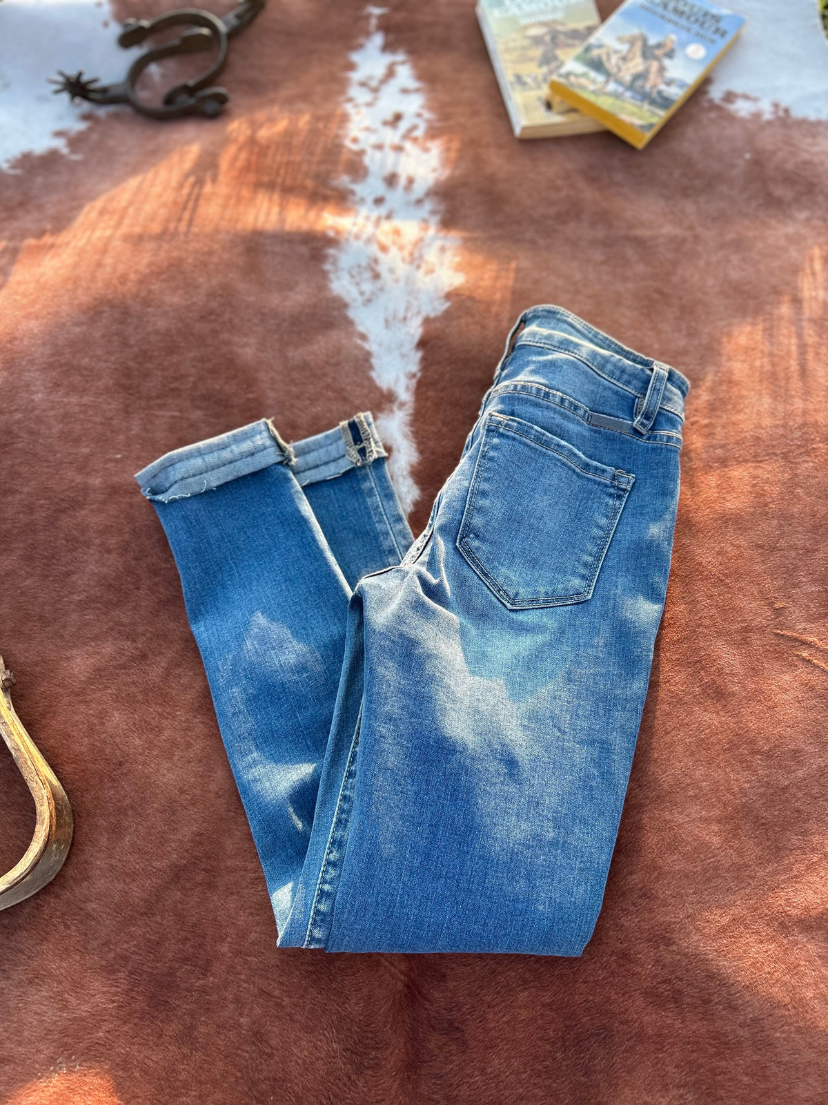 Aspen Mid Rise Skinny Jeans