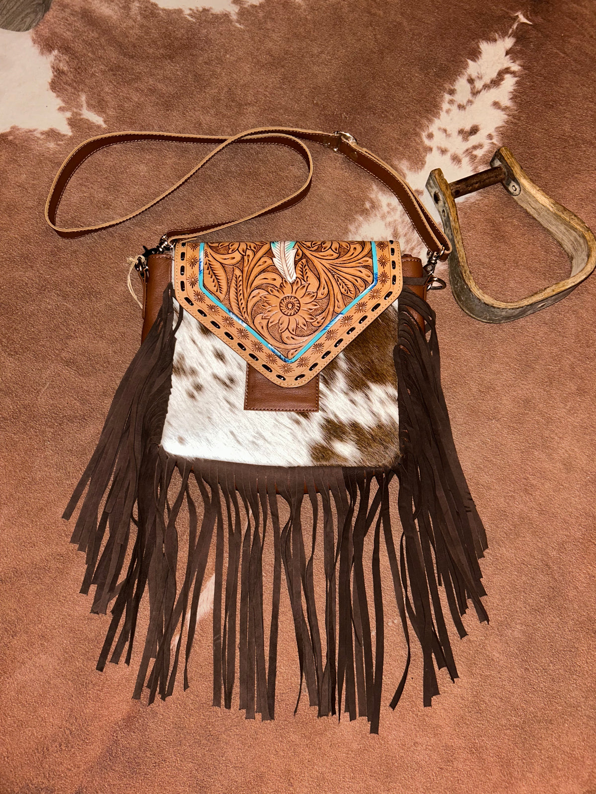 Feather Shoulder Bag