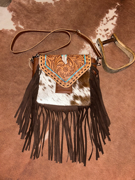 Feather Shoulder Bag