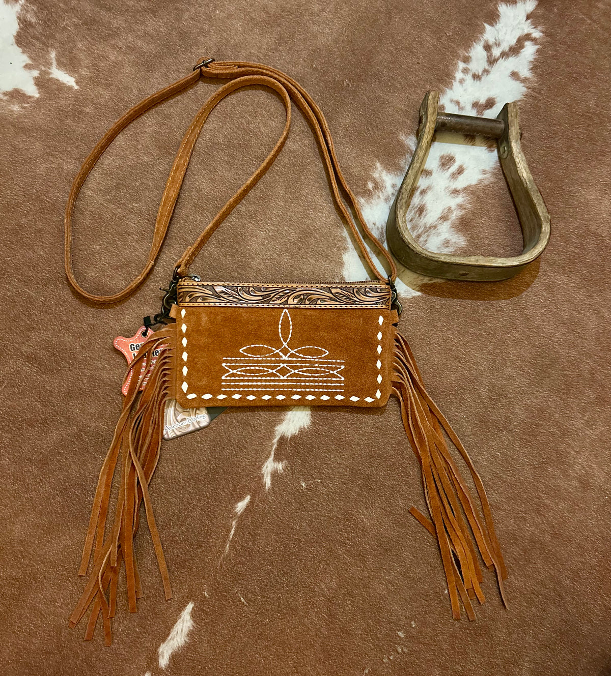 Suede Crossbody Purse