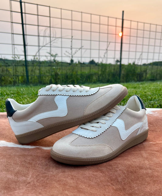 OASIS SOCIETY- THE KYLA-ALMOND CLASSIC SNEAKER
