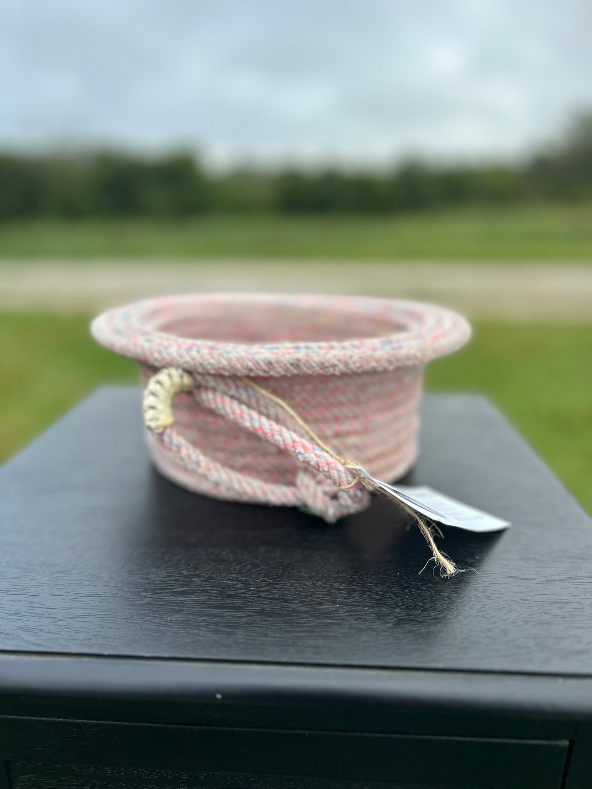 Pink Rope Basket