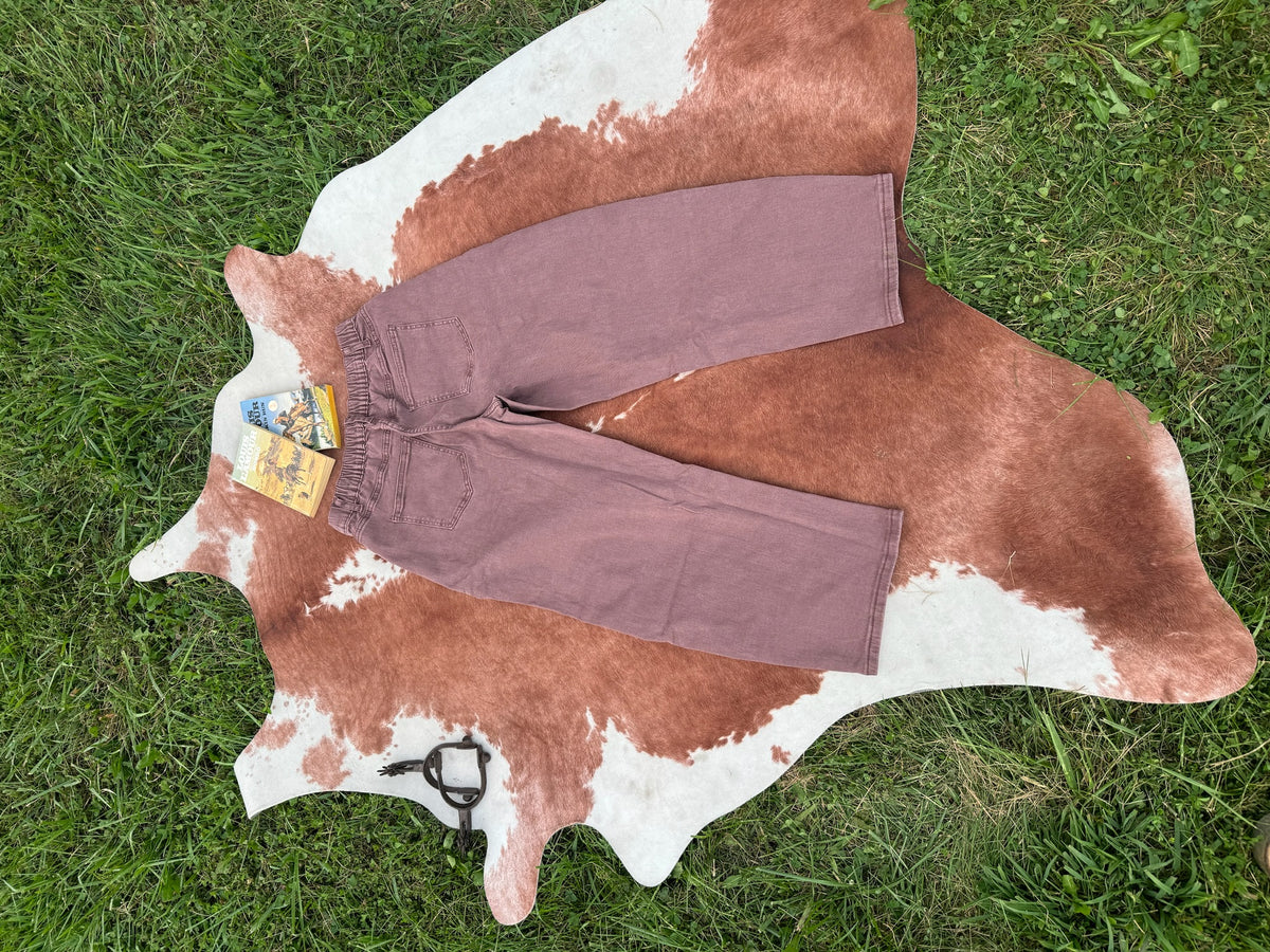Pretty Bash Coffee Barrel Jean