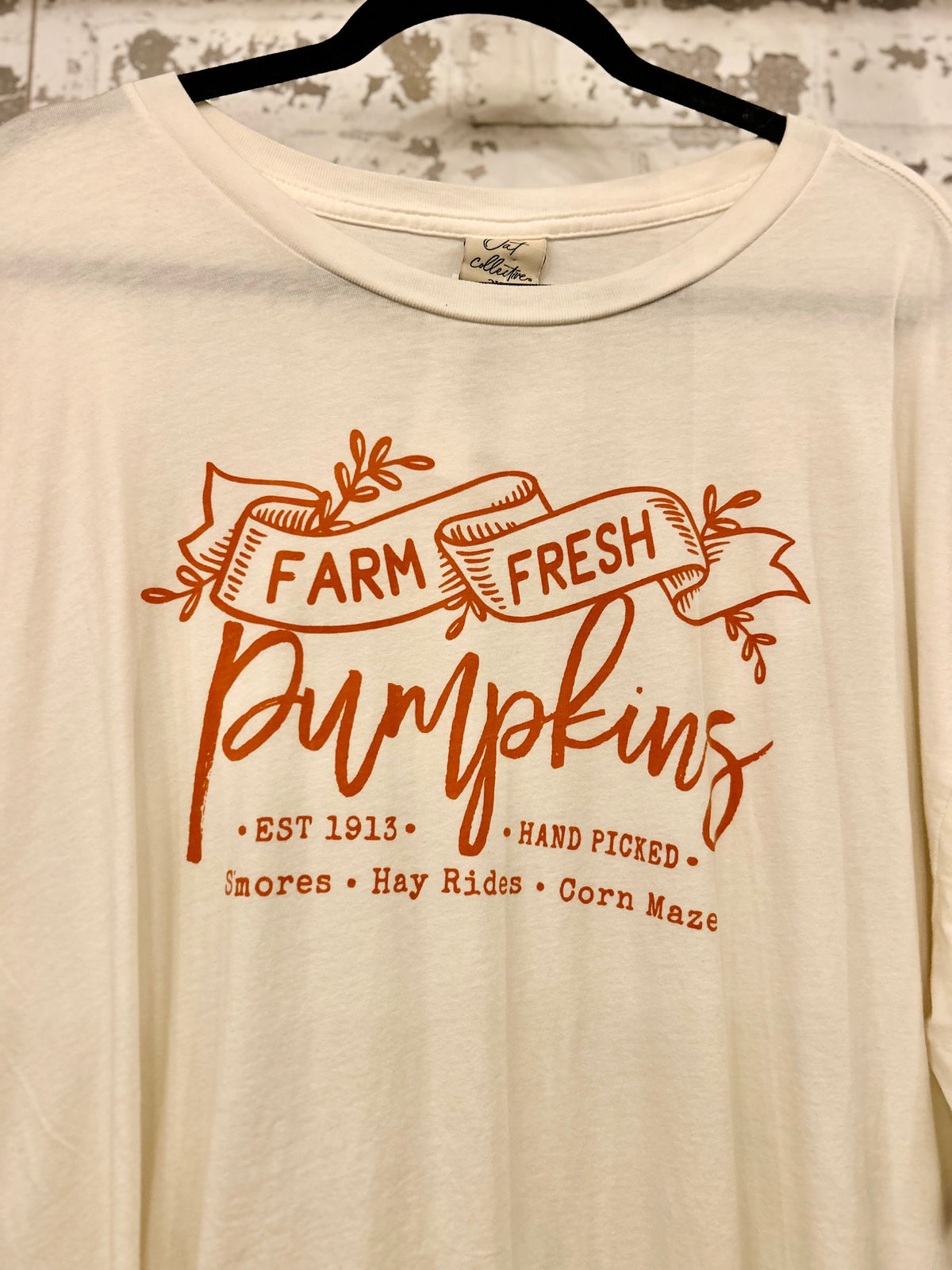 FARM FRESH PUMPKIN TEE (+size)