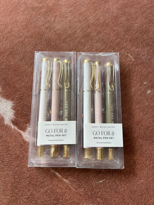 Go For It Pen Set