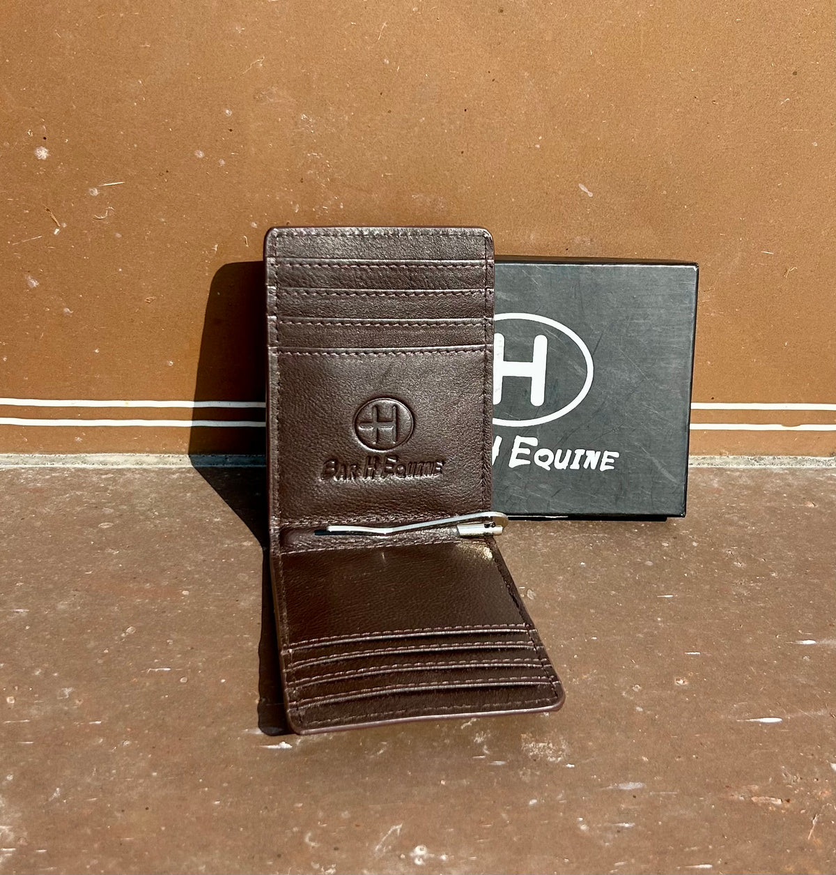 Monte Leather Money Clip