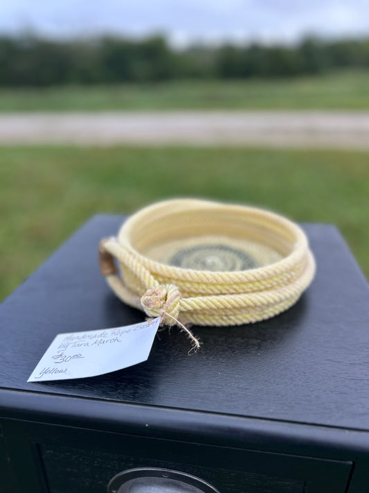 Yellow Rope Basket