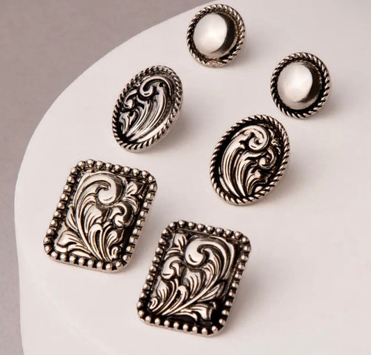 3 Pack Western Florals